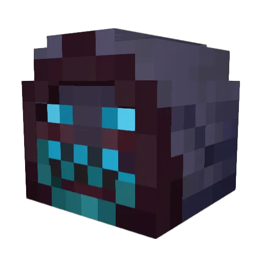 Angeir Minecraft avatar head, 3D render