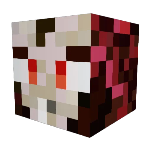 Angel01919 Minecraft avatar head, 3D render