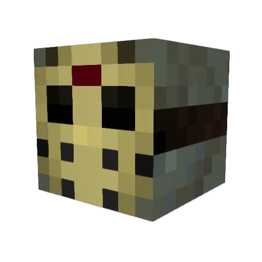 Angel1534 Minecraft avatar head, 3D render