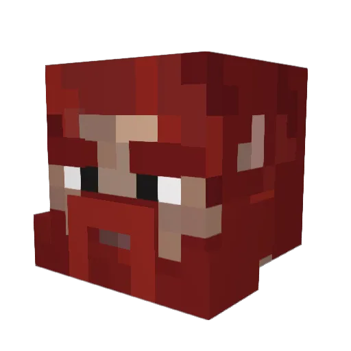AngelDorus Minecraft avatar head, 3D render