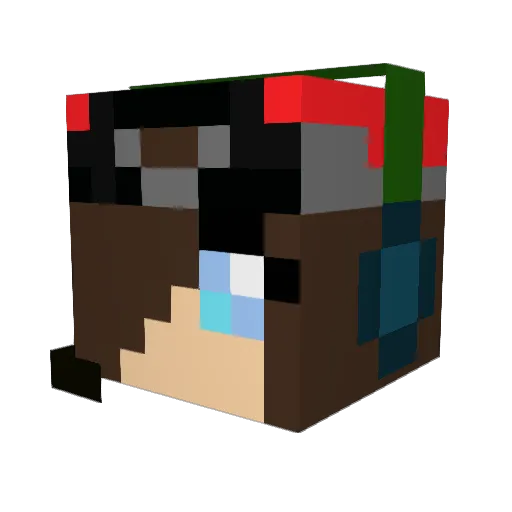 AngelElfAssassin Minecraft avatar head, 3D render