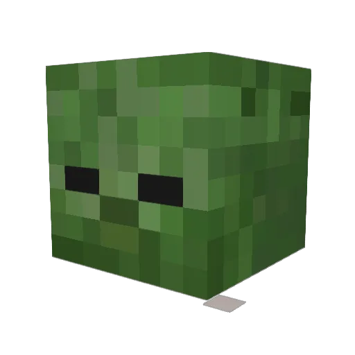 AngelGab_ Minecraft avatar head, 3D render