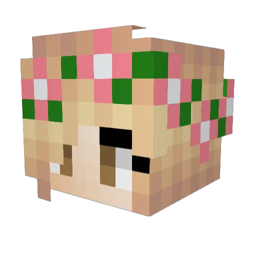 AngelGamerGirl13 Minecraft avatar head, 3D render