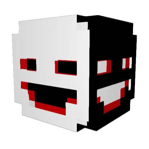 AngelH139 Minecraft avatar head, 3D render