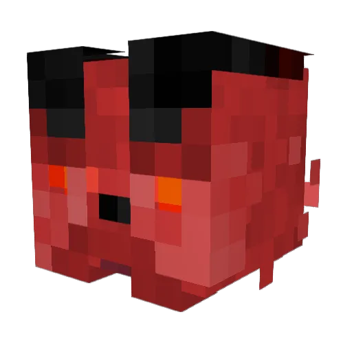 AngelPrro98 Minecraft avatar head, 3D render