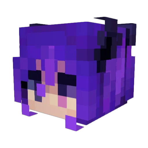 AngelQuartz3352 Minecraft avatar head, 3D render