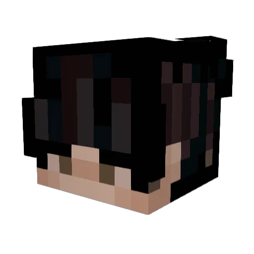 AngelS4234 Minecraft avatar head, 3D render