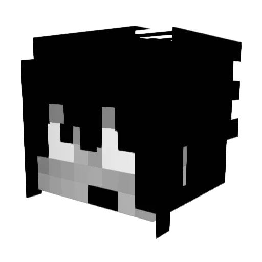 AngelSZ3104 Minecraft avatar head, 3D render