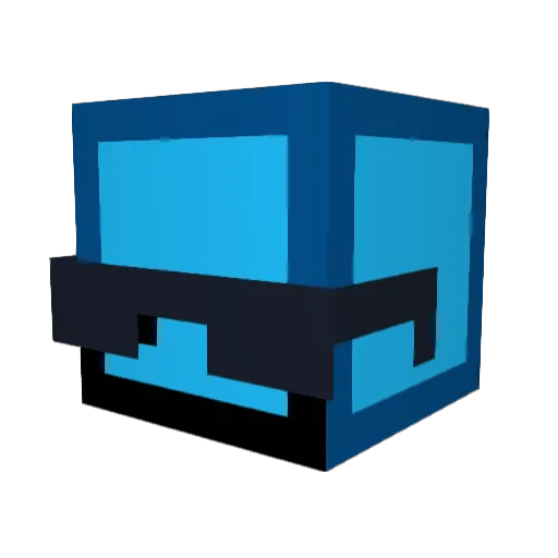 AngelSalad Minecraft avatar head, 3D render