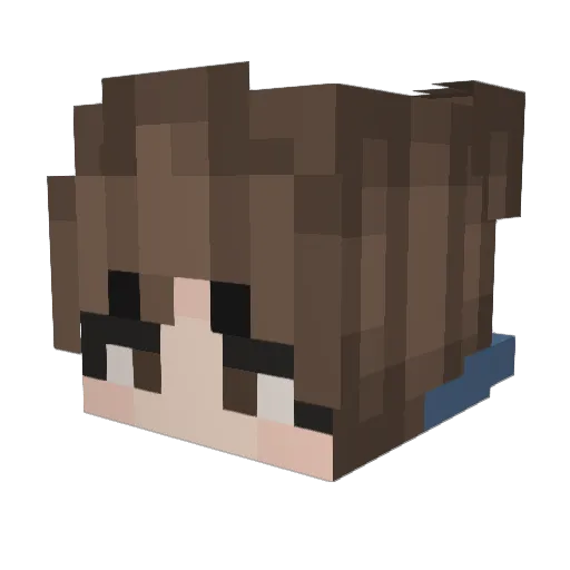 AngelSimpson Minecraft avatar head, 3D render