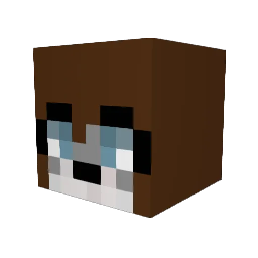 AngelTheCat_1871 Minecraft avatar head, 3D render