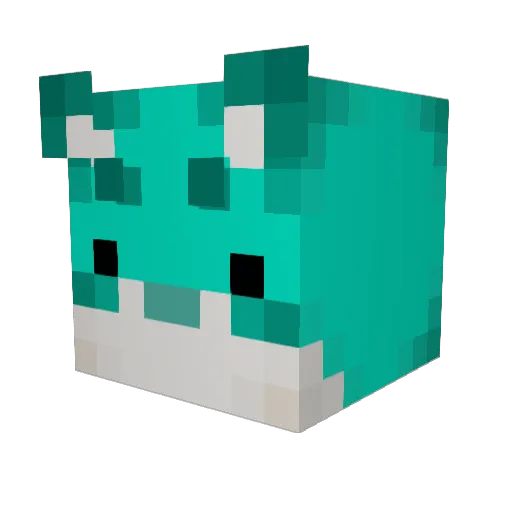 AngelTheRedBird Minecraft avatar head, 3D render