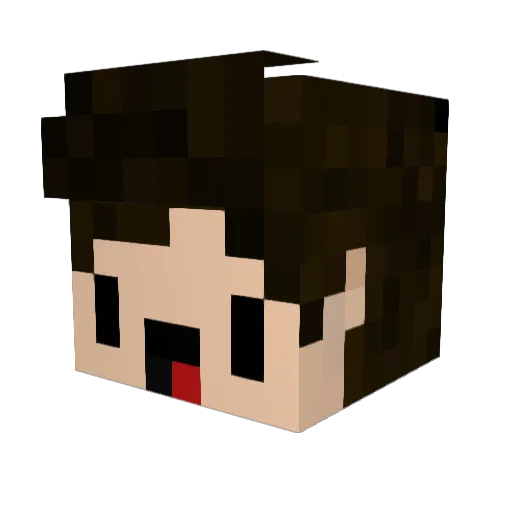 Angel_AdrianXX Minecraft avatar head, 3D render