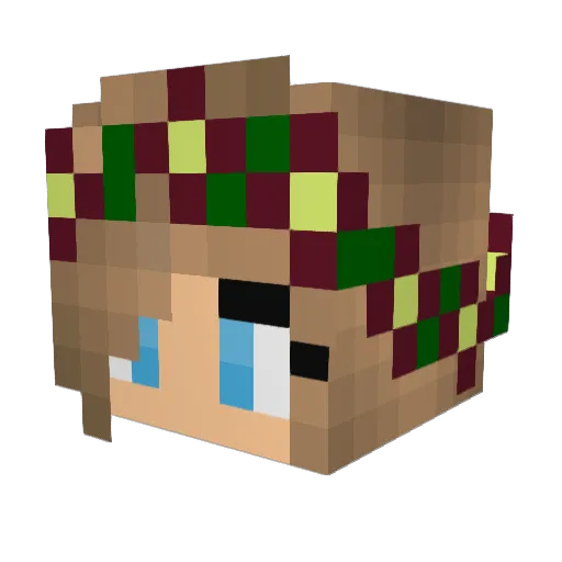 Angel_Cake23 Minecraft avatar head, 3D render