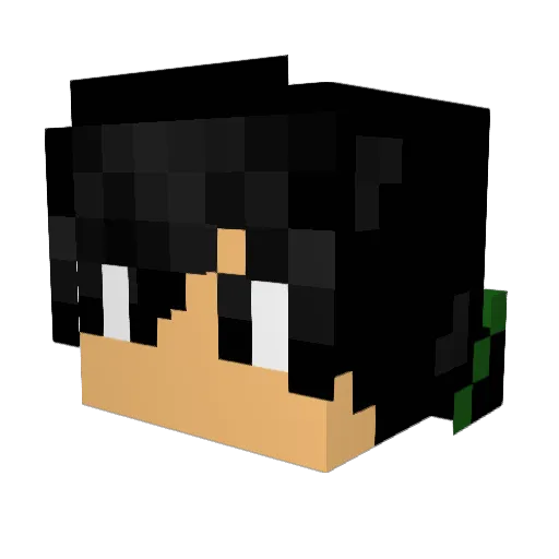 Angel_DMP Minecraft avatar head, 3D render