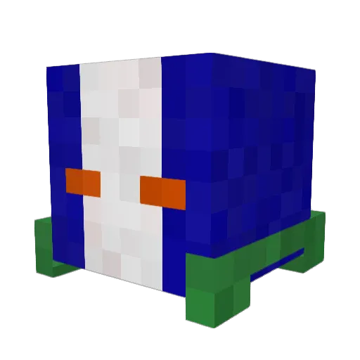 Angel_Dude Minecraft avatar head, 3D render