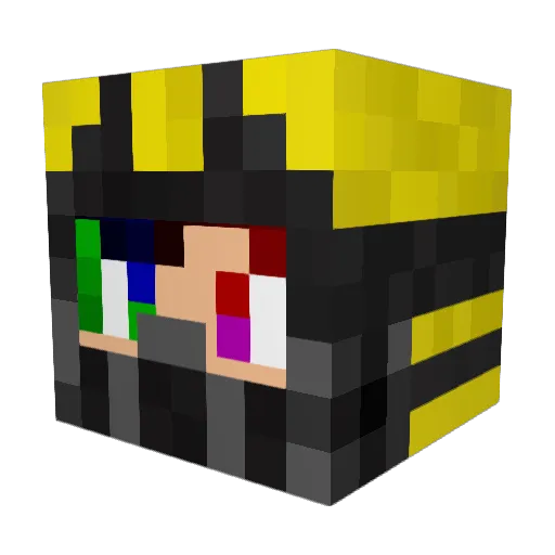 Angel_Ortiz Minecraft avatar head, 3D render