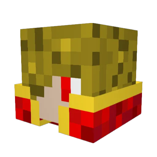 Angel_TF Minecraft avatar head, 3D render