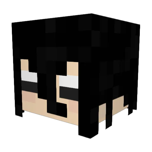 Angel_chocolate Minecraft avatar head, 3D render