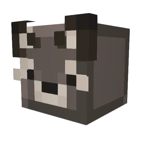 Angelaa12 Minecraft avatar head, 3D render