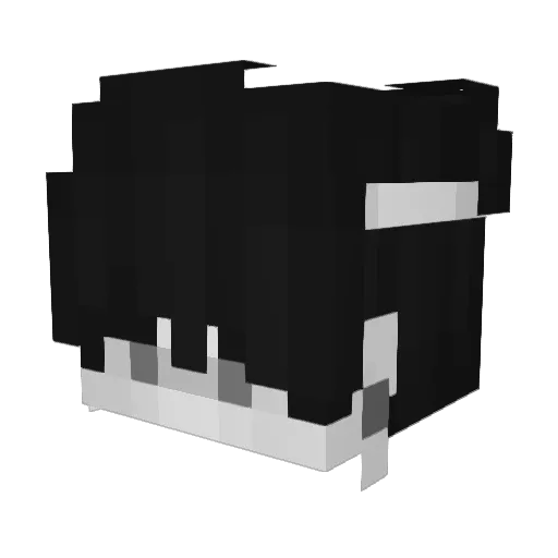 AngelehntYT Minecraft avatar head, 3D render