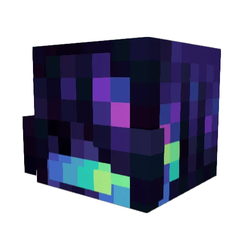 AngelicGum Minecraft avatar head, 3D render