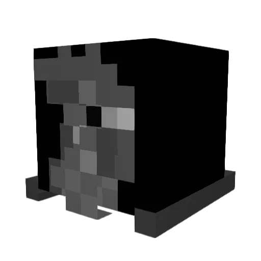 AngelicTofu Minecraft avatar head, 3D render