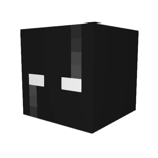 AngelicWinter Minecraft avatar head, 3D render