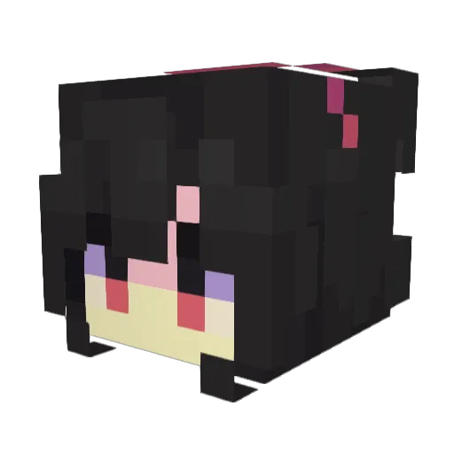 Angelic_Jelly Minecraft avatar head, 3D render