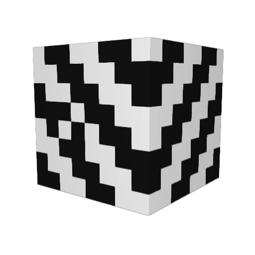 AngelicaPoop Minecraft avatar head, 3D render