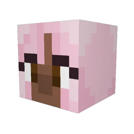 AngelicaSlacht Minecraft avatar head, 3D render