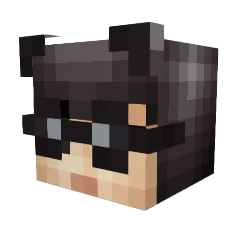 Angelicb4by Minecraft avatar head, 3D render