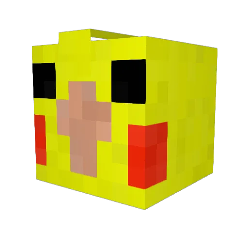 Angelierey23 Minecraft avatar head, 3D render