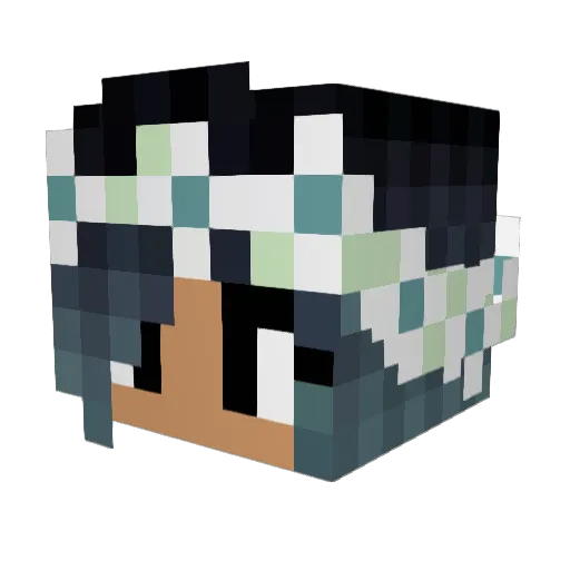 Angelisa34661 Minecraft avatar head, 3D render