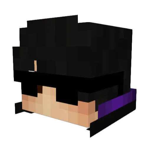 AngelitoNya13 Minecraft avatar head, 3D render