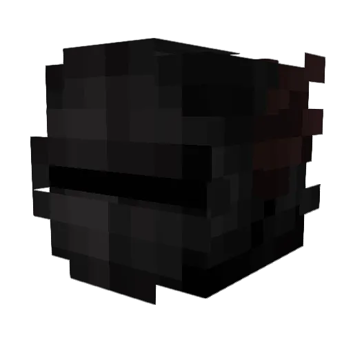 Angelito_O Minecraft avatar head, 3D render