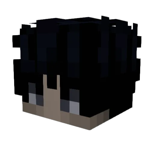 AngellioFUHC Minecraft avatar head, 3D render