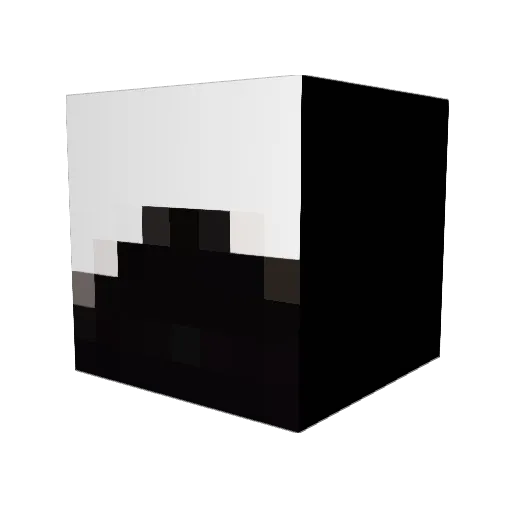 Angellll429 Minecraft avatar head, 3D render