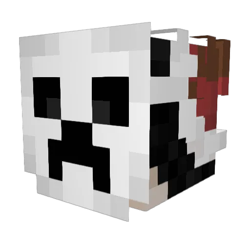 Angelmxli5106 Minecraft avatar head, 3D render