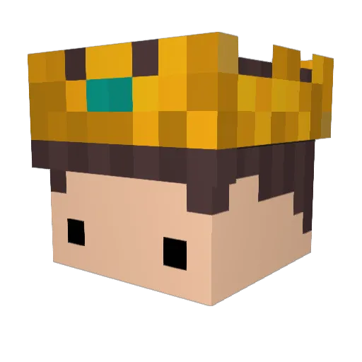 Angelo5510 Minecraft avatar head, 3D render
