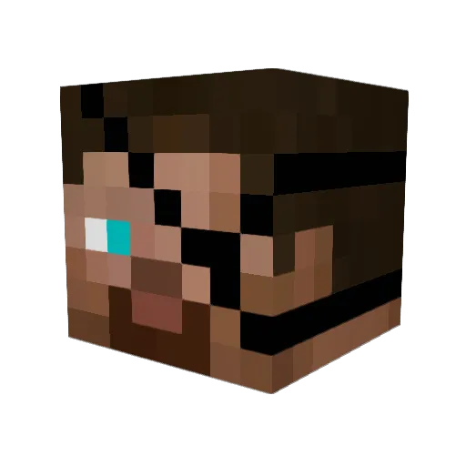 Angelo911 Minecraft avatar head, 3D render