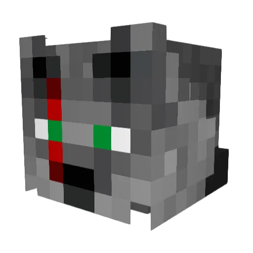AngeloTerranova Minecraft avatar head, 3D render