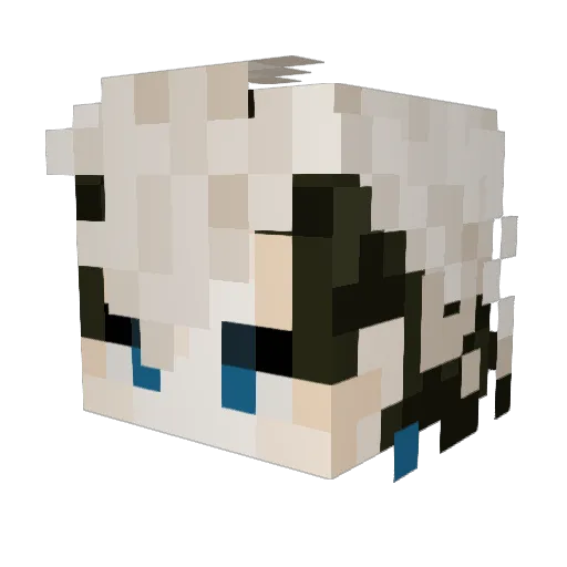 Angelo_A Minecraft avatar head, 3D render