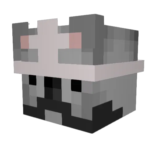 Angeloni_ Minecraft avatar head, 3D render