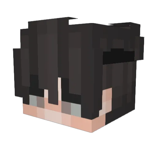 AngelsALT8 Minecraft avatar head, 3D render
