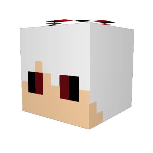 Angels_Pride Minecraft avatar head, 3D render