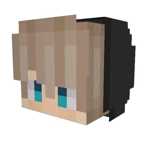Angelsfire08 Minecraft avatar head, 3D render