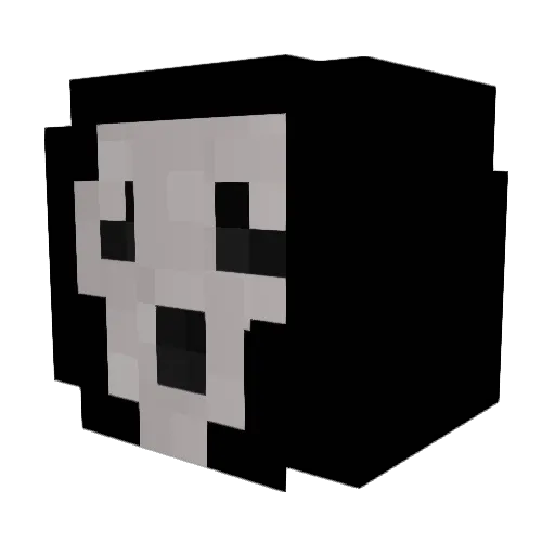 Angelwood Minecraft avatar head, 3D render