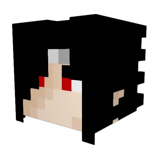 Anger75 Minecraft avatar head, 3D render