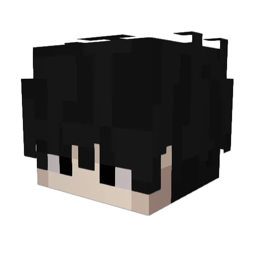 Angerschmitt Minecraft avatar head, 3D render